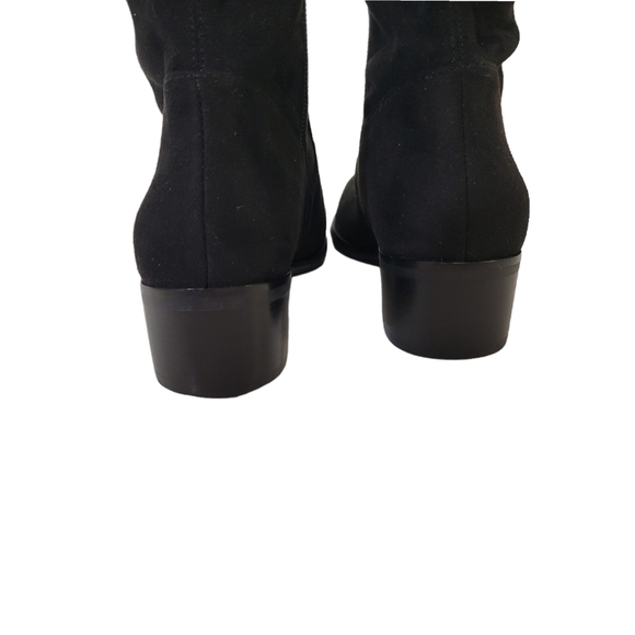 New Marc Fisher Yacinda Over the Knee Black Suede Boots - Picture 9 of 14